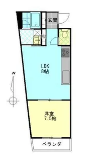 サンシティ中野II【4階】の間取り