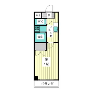 ヴュテラス山手【1階】の間取り