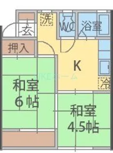 ドエルタカハシ【2階】の間取り