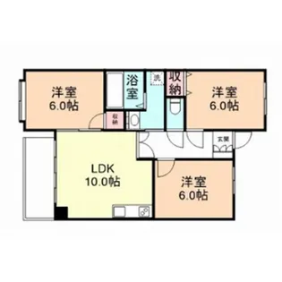 ラウンドパレス【5階】の間取り