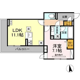 スリジエ【1階】の間取り