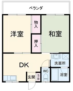 エンベリザ【2階】の間取り
