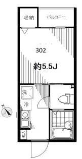 フォセット松戸・上本郷【3階】の間取り