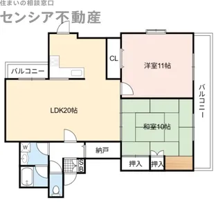 カーサエクリオ【1階】の間取り