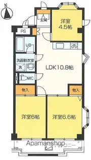 ファミールムカイ【1階】の間取り