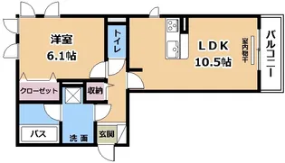 Le ciel I【1階】の間取り
