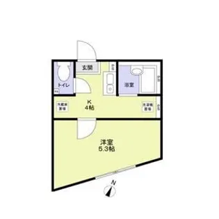 エミール生麦【3階】の間取り