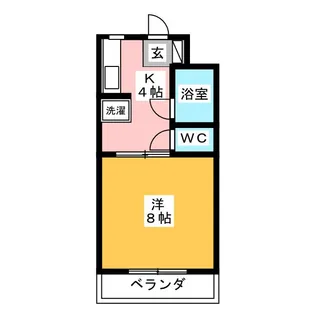 サンセール【1階】の間取り