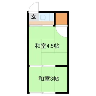 フラワーハイムB【2階】の間取り