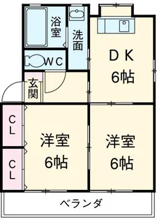 Villa Cosmos A【1階】の間取り