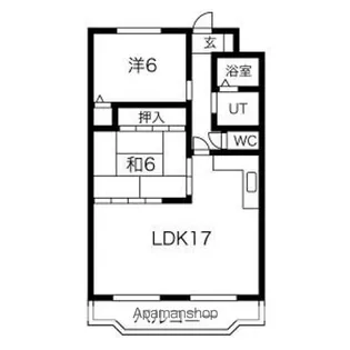 エステイタスKNー6【5階】の間取り