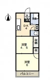 林本社ビル【4階】の間取り
