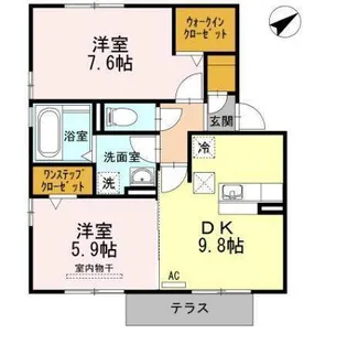 アーク ホンダ【1階】の間取り