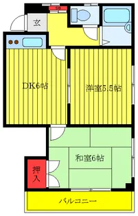 コーポサトウ【2階】の間取り
