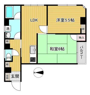石田ビル【3階】の間取り