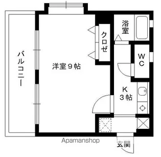 グラシャス’97【3階】の間取り