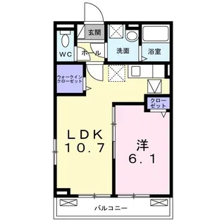 フィールド レジーナ3【1階】の間取り