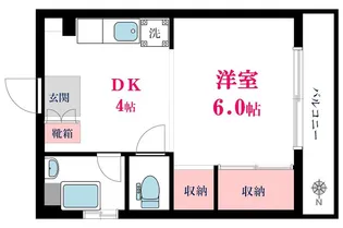武蔵小山GH【4階】の間取り