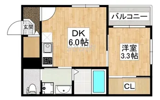 アヴィリオ【3階】の間取り