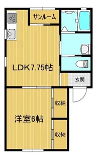 グラン428 A棟B棟【1階】の間取り