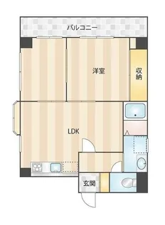 コスモ杉並【4階】の間取り