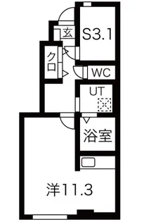 M&T神町北 II【1階】の間取り