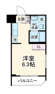 バージュアル横濱あざみ野【3階】の間取り