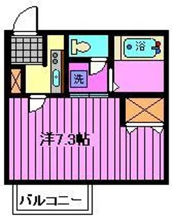 パルテンツァ七里【2階】の間取り