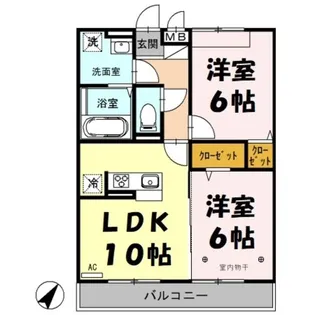 Clover field【3階】の間取り