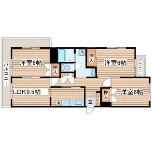 コーポラス慶【2階】の間取り