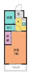 マンション第三丸鎰【1階】の間取り