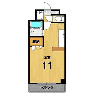 シュライン岡崎【4階】の間取り