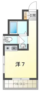 忍ヶ丘マンション【4階】の間取り