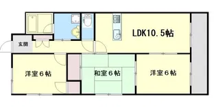 プレシュ牛田【6階】の間取り