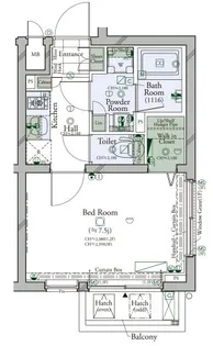 コンシェリア駒沢 THE RESIDENCE【1階】の間取り