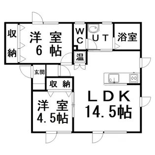 ソレイユ【1階】の間取り