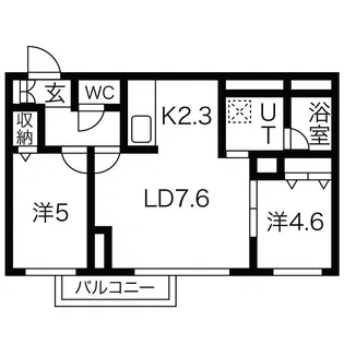 Prendre Souen【3階】の間取り