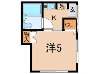 パールハイツ【1階】の間取り