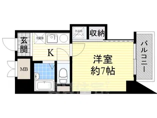 アンタンテ7th【5階】の間取り