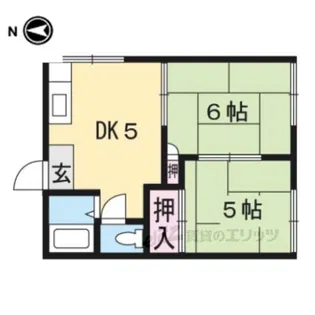 パークハイツ天道田【1階】の間取り