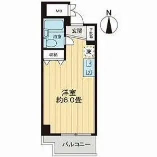 フラット16【4階】の間取り