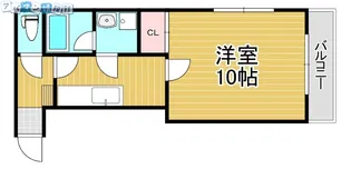 スカイハイツ【2階】の間取り