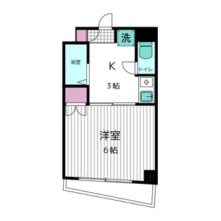 メイゾンチュトワイエ鶴見【3階】の間取り