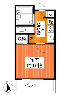 アドニス【3階】の間取り