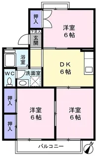 ファインヒルズI【2階】の間取り