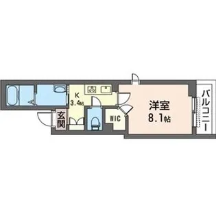 シャーメゾンゆりのき【2階】の間取り