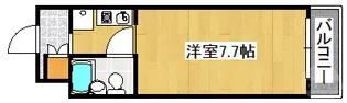 スチューデント平野【7階】の間取り