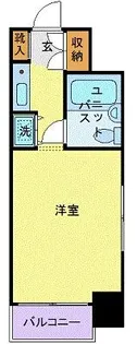 ビッグヴァンステイツ伊勢佐木南第2【9階】の間取り