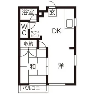 コーポ協和【2階】の間取り