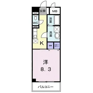 香川県高松市太田下町【マンション】の間取り